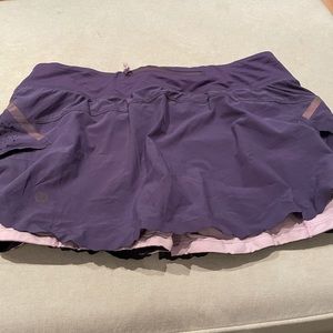 Lululemon running skort